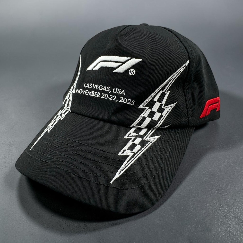 Formula 1 Las Vegas Lightning Twill Snapback Hat Grand Prix PacSun Snapback NEW